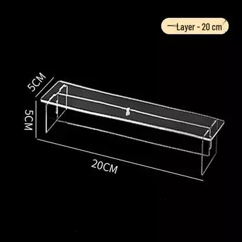 Прозрачная многослойная акриловая подставка для фигурок и кукол