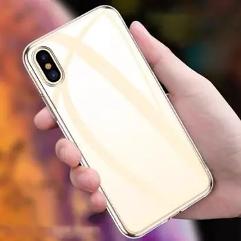 Прозрачная мягкая задняя панель из ТПУ для защитного чехла XR iPhone X 11 XS Pro Max for iPhone 11 Pro Max прозрачный