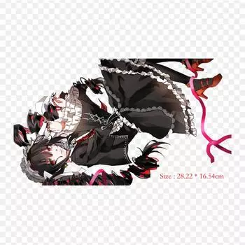 Прозрачная наклейка Celestia Ludenberg Danganronpa V3 с принтом на одежде, термонаклейка «сделай сам», для футболок, нашивка с утюгом на переносе