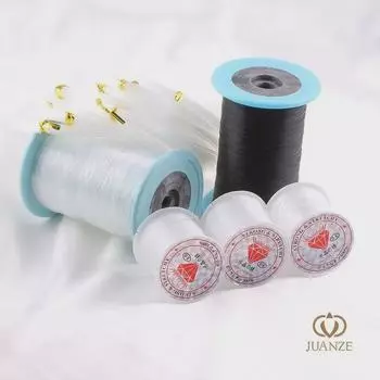 Прозрачная неэластичная плетеная рыболовная леска - небольшой рулон для проектов своими руками