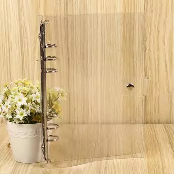 Прозрачная обложка для папки с защелкой, износостойкая, экологически чистая, бюджетная папка из ПВХ для школы