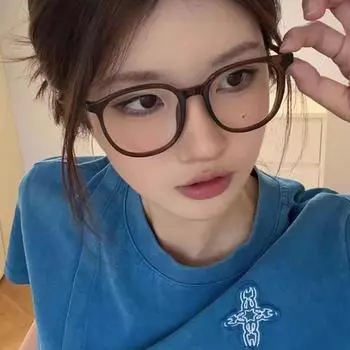 Прозрачная оправа для компьютерных очков для женщин и мужчин, круглые очки с анти-синим светом, блокирующие очки, квадратные оптические очки для очков