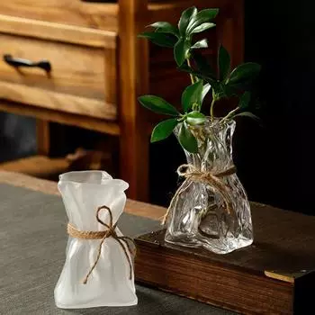 Прозрачная оригами гидропонная ваза для домашнего декора в скандинавском стиле, простая гостиная, учебный стол, аксессуары для стола, украшение для стола, стеклянный цветочный горшок