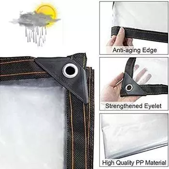 Прозрачная палатка Прозрачная брезентовая водонепроницаемая палатка 100X100CM