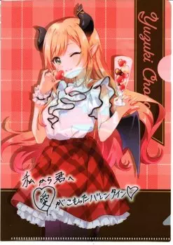Прозрачная папка A5 Hololive Holomart Choco Yuzuki