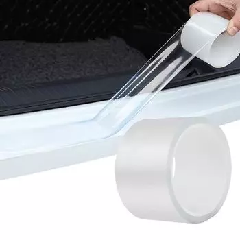 Прозрачная пленка для дверей автомобиля, боковая подножка, простая установка, ширина х 5 м, защита, устойчивая к царапинам лента, устойчивая к пятнам наклейка, ультратонкая, (10 см длиной)