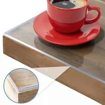 Прозрачная пленка для стола с прямым краем, по индивидуальному заказу, выбор размеров, пленка, защитная пленка, защитное покрытие для стола 40*60cm