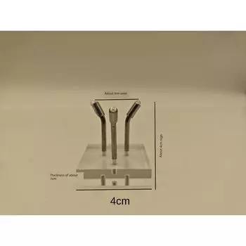 Прозрачная подставка Алекс, основание для хрустального шара, подставка-опора для демонстрации необработанного камня, руды, жеоды, домашнее украшение, орнамент 4cm silver