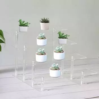 Прозрачная подставка, нескользящая 4-х ярусная устойчивая основа, аниме-фигурки, коллекционные предметы, выставочная акриловая подставка, столешница, кексы