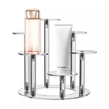 Прозрачная подставка, нескользящая 6-ярусная устойчивая основа, аниме-фигурки, выставка коллекционных предметов, акриловая подставка, столешница, кексы, косметика, витрина ювелирных изделий прозрачный