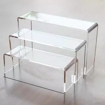 Прозрачная полка для хранения кухонного шкафа, прочная, не требующая сборки, столешница, прозрачный шкаф, органайзер, подставка для специй S