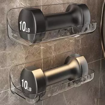 Прозрачная полка для ванной комнаты, настенная полка для умывальника без перфоратора, настенная полка для хранения косметики, прозрачная полка A