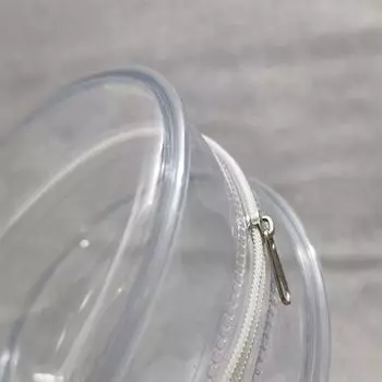 Прозрачная полукруглая многофункциональная сумка для хранения кукольных экспонатов пылезащитная сумка-органайзер S