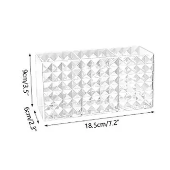 Прозрачная помада Косметика Макияж Акриловые Кисти для Макияжа Инструменты Ящик Для Хранения Чехол Держатель Кистей Для Макияжа Настольный Органайзер Инструмент Для Макияжа 1PCS