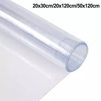 Прозрачная ПВХ-пленка, ткань, сделай сам, виниловая сумка для рукоделия, косметичка, зонтик, водонепроницаемые простыни, коврики для стола 50x120 см 20x120 см 20x30cm прозрачный