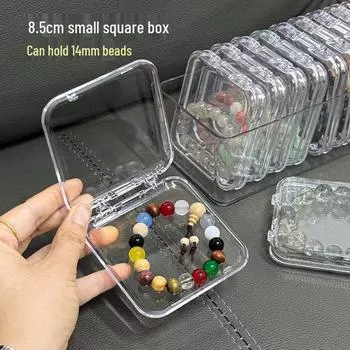 Прозрачная пыленепроницаемая шкатулка для украшений: Хрустальный органайзер для хранения браслетов и ожерелий Вэньвань