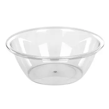 Прозрачная раковина для умывальника из утолщенного ПЭТ прочная многофункциональная круглая прозрачная раковина для умывальника для дома M