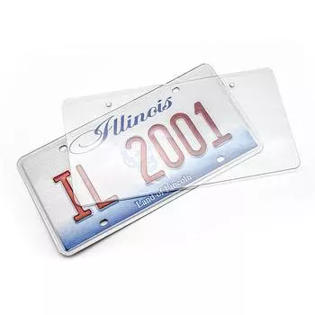 Прозрачная рамка для камер штрафа за нарушение скоростного режима на красный свет темно-серого