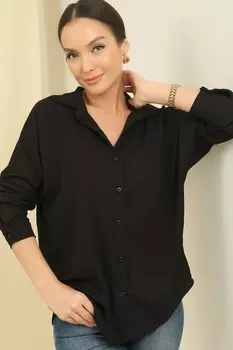 Прозрачная рубашка оверсайз