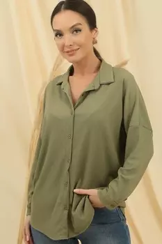 Прозрачная рубашка оверсайз