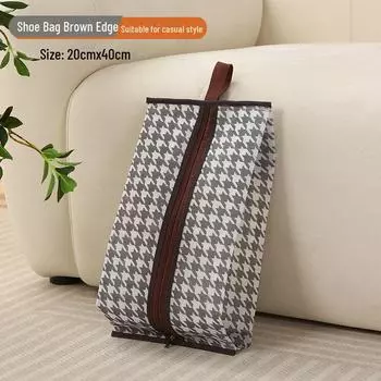 Прозрачная сетчатая сумка для хранения обуви PEVA на молнии для влагонепроницаемой организации сезонной обуви