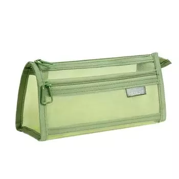 Прозрачная сетчатая сумка для ручек, двухслойная сумка для хранения канцелярских принадлежностей, портативный пенал, подарки style 9