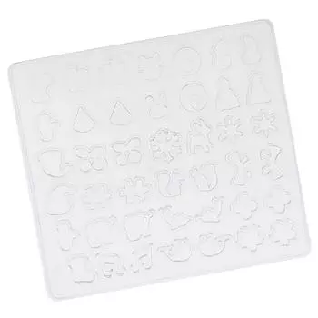 Прозрачная силиконовая форма для изготовления ювелирных серег своими руками, литье из смолы чистый