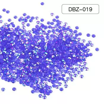 Прозрачная симфония Жестокий медведь смола плоская нижняя наклейка алмазные глазурованные бусины свободные бусины Diy Материал Упаковка Ювелирные аксессуары 2mm(1000pcs)