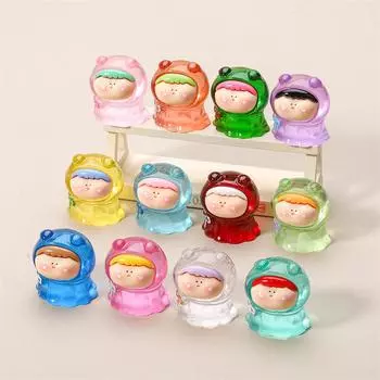 Прозрачная солнечная кукла Лилит мини фигурка 1 шт случайный настольный милый мультяшный декоративный орнамент аксессуары из смолы разноцветный