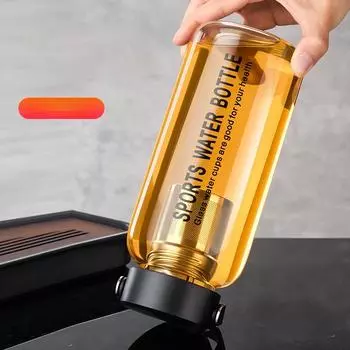 Прозрачная стеклянная чашка с крышкой, бытовая и кухонная портативная кофейная чашка, 2000 мл, фильтрованная бутылка для воды большой емкости 750ml-2000ml