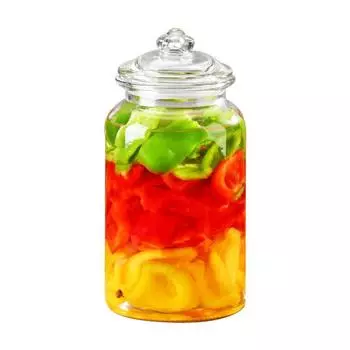 Прозрачная стеклянная герметичная банка, пищевая банка для конфет, бутылка для меда с крышкой, банка для хранения, 950 мл, коробка для конфет, кухонные принадлежности для хранения