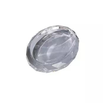 Прозрачная стеклянная мыльница, хрустальная мыльница, аксессуары для ванной комнаты, поднос для мыла, подставка для хранения, органайзер для ванной комнаты, держатель для мыла