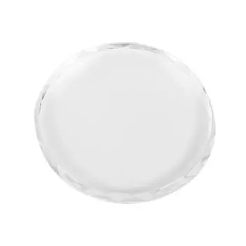 Прозрачная стеклянная палитра для нейл-арта, краска для рисования, цветной пигмент, тарелка для маникюра(Круглое стекло)