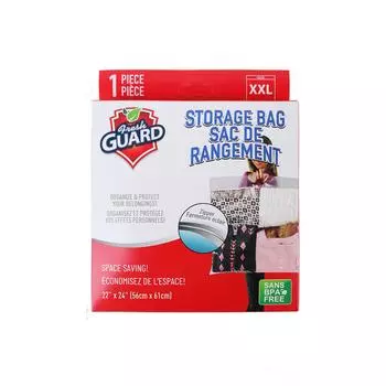 Прозрачная сумка для хранения одежды, пылезащитная сумка большой вместимости, утолщенная и прочная самозапечатывающаяся сумка для хранения. 1pc красный