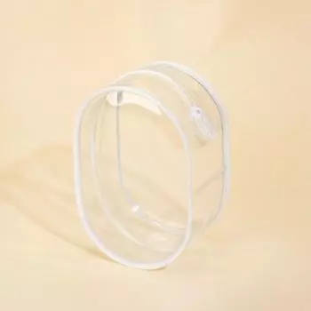 Прозрачная сумка для куклы на улице с брелоком-колокольчиком, сумка для демонстрации куклы на улице, сумка для хранения white-S only bag