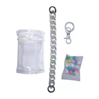 Прозрачная сумка для показа фигурок Модная кукольная выходная для повседневных официальных мероприятий Уличная белый