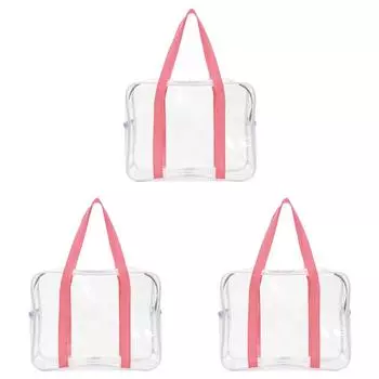 Прозрачная сумка для туалетных принадлежностей из ПВХ, косметичка, портативная сумка для переноски туалетных принадлежностей (L)