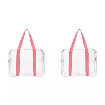 Прозрачная сумка для туалетных принадлежностей из ПВХ, косметичка, портативная сумка для переноски туалетных принадлежностей (L)