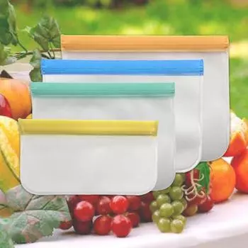 Прозрачная сумка-холодильник, контейнер для хранения свежих закусок, консервация продуктов питания 3 зелёный