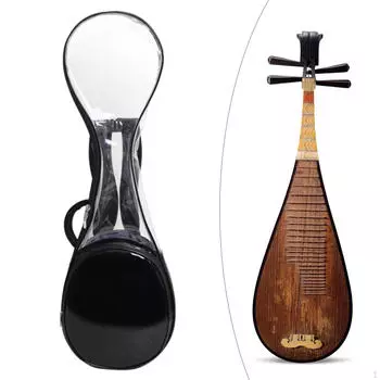 Прозрачная сумка Pipa, большой рюкзак с чехлом для взрослых и ручкой, толстый футляр для инструментов, двойное плечо argent