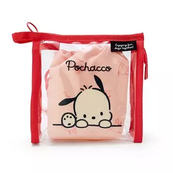 Прозрачная сумка Sanrio Pochacco на шнурке. (Простой дизайн) 340553