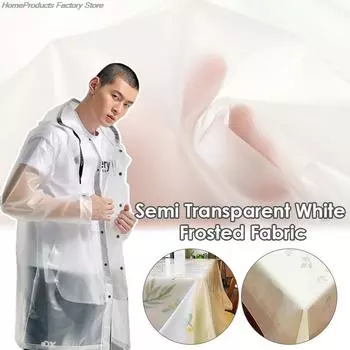 Прозрачная ткань ТПУ, прозрачная пленка ПВХ толщиной 0,2 мм, самодельные водонепроницаемые сумки для дождевиков, ветровки, декоративная одежда, самодельная дизайнерская ткань 137x100CM