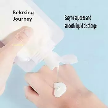 Прозрачная упаковочная сумка-раскладушка, пластиковая сумка с носиком, портативная дорожная упаковочная сумка для жидкости, макияжа для лосьона, шампуня 30ML