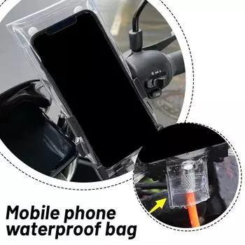 Прозрачная утолщенная сумка для мобильного телефона в простом стиле, подходящая для использования EWW N для Rider Pho N5U4 Transparent-1pc