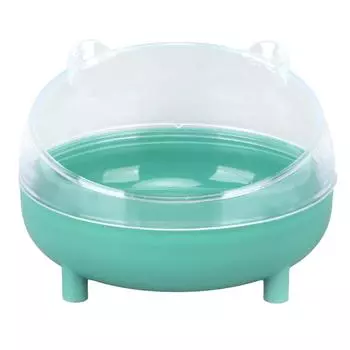 Прозрачная ванна для хомяка, ванна для хомяка, большое пространство, легко моется, съемная песчаная ванна