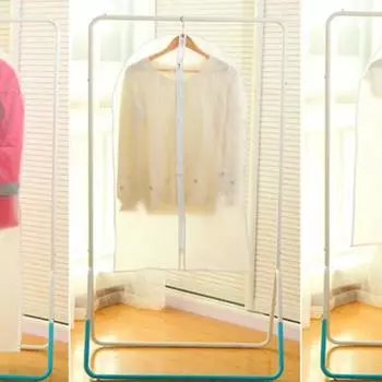Прозрачная вешалка для одежды, костюма, пальто, пылезащитный чехол, протектор для хранения в шкафу