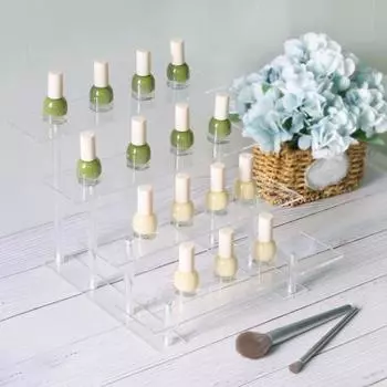 Прозрачная витрина, нескользящая 4-х ярусная устойчивая основа, аниме-фигурки, выставка коллекционных предметов, акриловая подставка, столешница, кексы, парфюмерия, косметика, ювелирные изделия