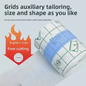 Прозрачная водонепроницаемая и дышащая полиуретановая пленка, чувствительная к давлению, для наклеек на ванну и пупок 5cm x 1m