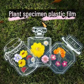 Прозрачная закладка из сухоцветов своими руками: Образец, капельный клей, рельефные наклейки для детей