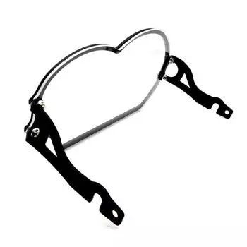 Прозрачная защита передней фары мотоцикла, защитная крышка линзы фары для BMW R1200GS Black frame + acrylic